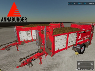 Мод "Annaburger HTS 11D.04 Spreaders v1.0" для Farming Simulator 22