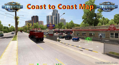 Мод "Coast to Coast v2.15.50" для American Truck Simulator