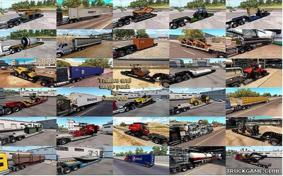 Мод "Trailers and cargo pack by Jazzycat v6.1.3" для American Truck Simulator